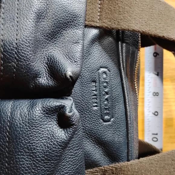 Coach Madison Cafe Leather Carryall Satchel